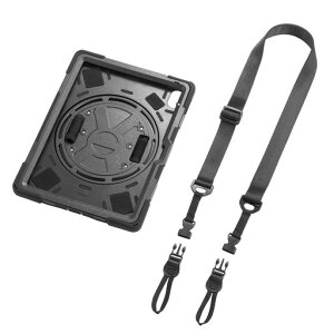 �T�����T�v���C(SanwaSupply)iPad10.9�C���`�p�ϏՌ��P�[�X(�n���h���A�X�^���h�A�V�����_�[�x���g�t��)PDA-IPAD1917BK