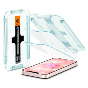 Spigen iPhone 17e/16e/14/13 Pro/13 �K���X�t�B���� �Z���T�[�I�[�v���^�C�v 2���� �\��t���g���[ EZ Fit