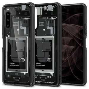 SpigenXperia10V�P�[�XSOG11/SO-52D�N���ATPU�o���p�[�P�[�X2�d�\���ČRMIL�K�i�擾�ϏՌ����菝�h�~���΂ݖ������C�����X�[�d�Ή��E���g���E�n�C�u���b�hACS06203(�[���E����)