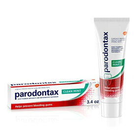PARODONTAX ゴムおよび歯肉炎の歯磨き粉クリーンミント、3.4オンスの出血