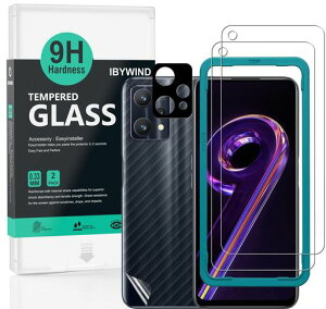 Ibywind �Ή� Realme 9 Pro+ 5G �K���X�t�B���� 2 ���ی�t�B���� �K�C�h�g�t�� �����Y�J�o�[(1��)�w�ʃV�[�g(1��) ���菝�h�~�ϏՌ��d�x 9H�����K���X�t�B�����y���炩�Ȏ�G��z�y�C�A�[���z�y�c