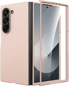 Miimall�Ή�GalaxyZFold7�X�}�z�P�[�X�K���X�t�B�����t���X�������^�ϏՌ��h�o�O���b�v�t������~�ߊ��R�K�i�n�[�hZ�t�H�[���h7�M�����N�V�[ZFold7Case(�S�[���h)