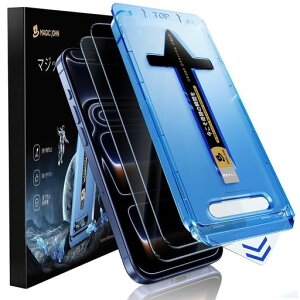 �y�`�����h�~�zMAGICJOHN�Ή�iPhone17Pro�K���X�t�B����2���Z�b�g�K�C�h�g�t�������z���\��₷�������K���X�Y���Ȃ��C�A���V�w��h�~��U�h�~�X�N���b�`�h�~��������