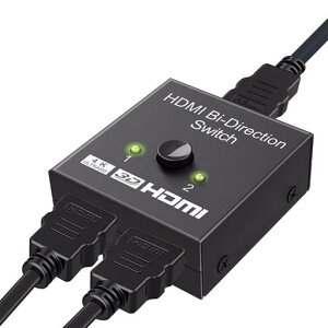 Parishop HDMI���z�� HDMI�Z���N�^�[/�ؑ֊�o���� 4K/3D/1080P�Ή�1����2�o��/2����1�o�͎蓮�ؑ� PS3/PS4/Nintendo Switch/Xbox/DVD�v���[���[�ȂǑΉ� 3D���o���� �d���s�v