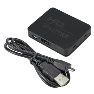HDMI���z��4 Kx 2 K HDMI���z��1����2�o��3 D�A�t��HD�A1080 P�AHDCP 1.4�݊�HDMI�f���A���P�[�u�������o�͑I������2��̃f�B�X�v���CXBOX/PS 5/HDTV/DVD�Đ����u�t��USB�d���P�[�u��
