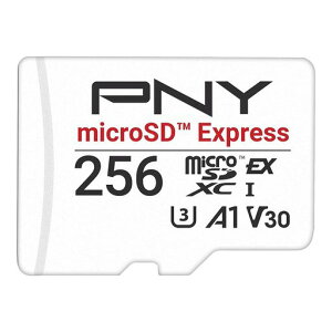 PNYmicroSDExpressU3V30A1microSDXC�������J�[�h256GBP-SDU256P31880EXP-GEMM10490