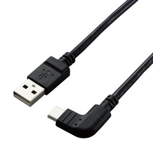 �G���R��USB�P�[�u���J�����ڑ��pL��USB�P�[�u��(Type-C�^�C�v)USB-AtoUSB-C3.0mDGW-ACL30BK