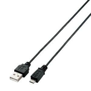 �G���R��USB�P�[�u���ymicroB�zUSB2.0(USBA�I�XtomicroB�I�X)PlayStation4�Ή��X����1m�u���b�NU2C-AMBX10BK