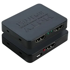 IseebizHDMI���z��1����2�o��4K�Ή�HDMI�X�v���b�^�[���^�R���p�N�gPS5/FireTVStick/PC/�e���r/�v���W�F�N�g/DVD�v���[���[�Ή�
