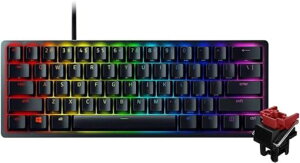 Huntsman Mini ���^ �Q�[�~���O�L�[�{�[�h - Linear Optical Switch �p�� US�z�� 60%���C�A�E�g ���w�X�C�b�` ������1.2mm�쓮 ���j�A�G�� �É� Chroma RGB RZ03-03390200-R3M1