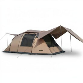ShinHyeトンネルテント2ルームテントツールームテント150Dオックスフォード耐水圧3000mm前室あり広々とした空間防水通気性遮熱防蚊虫4シーズン対応インナー付きレインフライ付き収納袋付き