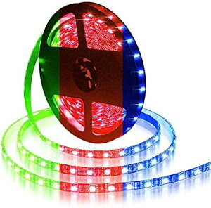 ALITOVELED�e�[�v���C�gRGBLED�e�[�v5m300�ASMD5050RGB12V�h�����P�x�ԐڏƖ����ʃe�[�v�ؒf�\��t�ȒP�C���~�l�[�V����led���C�g�X�܊ŔQ�[�����z�[�������e�[�v���C�g