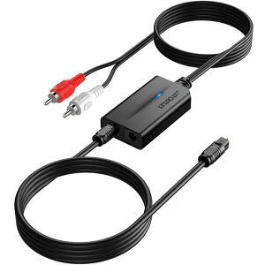 AUTOUTLET 192 kHz �f�W�^�� �A�i���O �����ϊ��� 0.7MRCA �I�X�P�[�u��+1M ���P�[�u���t�� 192KHz ���f�W�^�� to RCA �����ϊ��� DAC�R���o�[�^�[ �I�[�f�B�I �R���o�[�^�[ ��Toslink-RCA