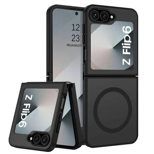 BENTOBEN Galaxy Z Flip6 �P�[�X MagSafe�Ή� ���C�����X�[�d �}�b�g ������ �q���W�ی� �ČRMIL�K�i �ϏՌ� �}�O�l�b�g���� �X�g���b�v�z�[���t�� �w��h�~ �����Y�ی� Samsung Z Flip6 �X�}�z�P�[�X