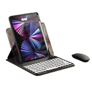 �}�E�X�t��iPad10.2�L�[�{�[�h�P�[�X�c�u��iPad��9�����8�����7����J�o�[�y�����[iPad9/iPad8/iPad7/Air3/Pro10.5�ϏՌ������N���A�w�ʃJ�o�[�}�O�l�b�g�������ی^�L�[