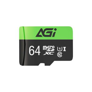 AGI64GB�}�C�N��sd�J�[�hU1C10(�ő�ǂݍ��ݑ��x100MB/s)�A�_�v�^�[�t���������J�[�hmicroSDXCTF138sd�J�[�h