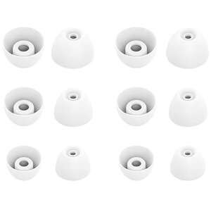 �C���[�s�[�X Echo-Buds(�G�R�[�o�b�Y)��2����C���z���p �C���[�s�[�X �C���[�`�b�v �V���R���� S/M/L 3�T�C�Y 6�g �z���C�g 5326pw