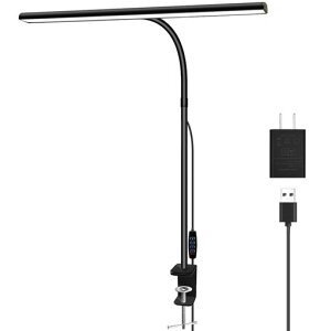 TledtechLED�f�X�N���C�g���j�^�[���C�g�N���b�v���E�ȃX�y�[�XT���^�f�U�C�����L�p�Ɩ�1300LM���P�x�E13W3�F�ؑցE���i�K�����p�x�������RUSB���d�EAC�A�_�v�^�[�t���f�X�N���[�N�E�w�K�E�ǁc