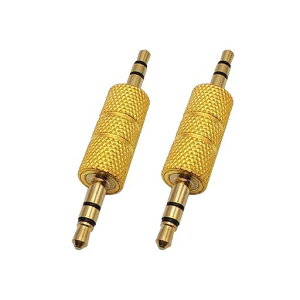 VolutyTek3.5mm����3.5mm�̃I�X-�I�X�I�[�f�B�I�w�b�h�z���A�_�v�^�[�A�����b�L1/8�C���`�X�e���I�J�b�v���[�R�l�N�^(�X�s�[�J�[�AMP3�v���[���[�p)2�Z�b�g