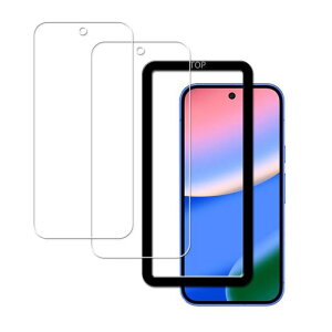 �w��F�ؑΉ�GooglePixel9a�p�̃K���X�t�B���������K���X���{���Ɏq�f�ސ��ی�t�B�����K�C�h�g�t��2���Z�b�g