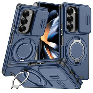 MPHSZJEO�Ή�GalaxyZFold7�p�P�[�X�����O�t���X���C�h���J�����J�o�[SC-56F/SCG34�p�P�[�X�����O�ϏՌ��X�^���h�@�\360°��]�c�����Ή��ԍڃz���_�[���藎���ɂ����l�C�������M�����N�V�[