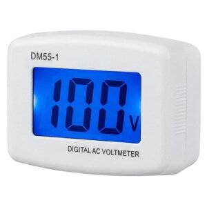KKLM�d���v�e�X�^�[LCD�f�W�^���d�����胂�j�^�[AC80-300V�FLCD�f�W�^���\���e�X�^�[AC80����300V�Ή��p�l�����[�^�[���胂�j�^�[���x���\�t�ς݉ƒ�z�d�ՍH��ݔ��ɓK�p�ǂݎ��₷�����c