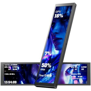 upHere 9.2�C���`�f�B�X�v���C �~�j���j�^�[ ���^���j�^�[ IPS LCD Screen PC�p�p�l�� �P�[�X�p�T�u���j�^�[ �������c����