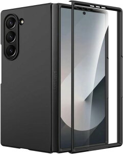 Miimall�Ή�GalaxyZFold7�P�[�X�t�B�����t���X�����ϏՌ��h�o�O���b�v�t������~�ߊ��R�K�i�x�X�g�n�[�h�X�}�z�J�o�[Z�t�H�[���h7Case�M�����N�V�[ZFold7�o���p�[(�u���b�N)