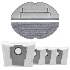 STEEL-LAND�y6���Z�b�g�z�|���@�S�~�p�b�N+���b�v�N���X���{���b�NroborockG20/S8PROUltra�Ή��_�X�g�p�b�N���p�b�N3L��e�ʃS�~���W�ܑ|���@�p�A�N�Z�T���[�����p�[�c�ϋv�f�ތ݊��i�����e�i���X