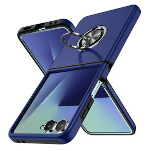 WOYSOBA �K�� Galaxy Z Flip7 �p�P�[�X �����O�t�� �ϏՌ� TPU �ԍڃz���_�[�Ή� �u���[