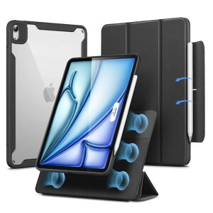 ESR iPad Air 11�C���` �P�[�X M4/M3/M2(2026/2025/2024)iPad Air ��5/4����(2022/2020)�Ή� ���E���}�O�l�b�g�J�o�[ �������f�U�C�� �P�̎g�p�\ �c���Ή� ���p�x�X�^���h �����X���[�v/�E�F�C�N