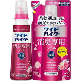 【まとめ買い】ワイドハイター CLEARHERO(クリアヒーロー) 消臭ジェル フレッシュフローラル 本体570ML +詰め替え 500ML