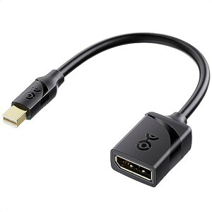 Cable Matters 8K Mini DisplayPort DisplayPort 1.4 �ϊ��A�_�v�^ �u���b�N