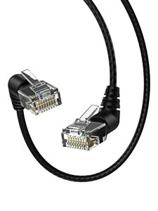 CAT6ALAN�P�[�u��CableCreation360°��]�C�[�T�l�b�g�P�[�u��RJ45�R�l�N�^32AWG������10Gbps/500MHzCAT6A�����ܐ܂�h�~�V�[���h���f�����[�^PS5PS4Xbox���ɑΉ�2M