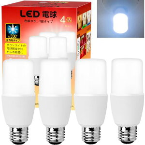 GOHDLAMP LED�d�� E26���� �����F T�`�^�C�v 60W�`���� 1190lm �f�M�ގ{�H���Ή� �S�����^�C�v �d���^�u���� EFD25�EEFD15�`��։\ ���C �L�b�`�� ���ʏ��Ɩ� led���C�g 4�Z�b�g (�����F)