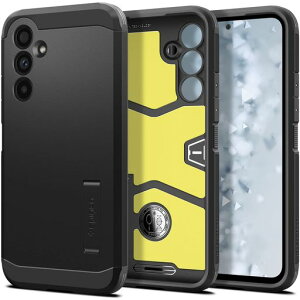 Spigen Galaxy A54 �P�[�X �ϏՌ� [ SC-53D | SCG21 ] �X�^���h�t�� �ČRMIL�K�i�擾 �O�w�\�� �X�}�z�X�^���h �J�����ی� ���h�~ �Ռ� �z�� Qi�[�d ���C�����X�[�d �^�t�E�A�[�}�[ACS05881 (�u���b�N)