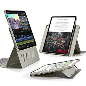 ESRiPadAir11�C���`�P�[�X(M3/M2�A2025/2024)iPadAir��5/4����(2022/2020)��p�J�o�[��O���\�ȃ}�O�l�b�g�J�o�[�t����]���P�[�X�c/�������X�^���h9�i�K�̊p�x����Pencil