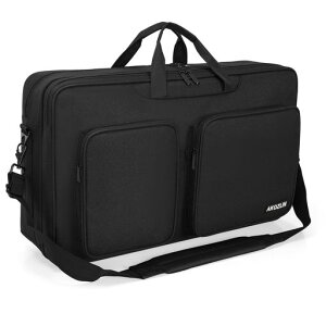 AKOZLIN DJ �R���g���[���[ �ی�{�b�N�X DJ �o�b�O for Pioneer DDJ FLX4 SB SB2 SB3 RB DDJ 400 DDJ���[�P�[�X �ی�o�b�O �������n 54x32x14cm �u���b�N
