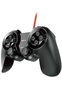 �G���R�� �Q�[���p�b�h USB 24�{�^�� MMO���� �u���b�N JC-DUX60BK