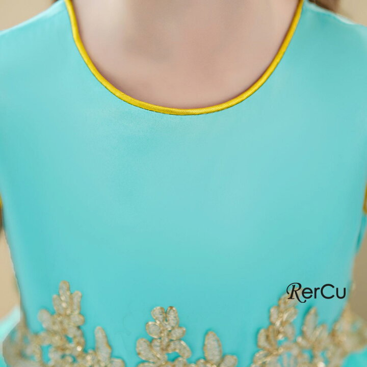 楽天市場】アウトレット セール 110cm 子どもドレス グリーン 子供  