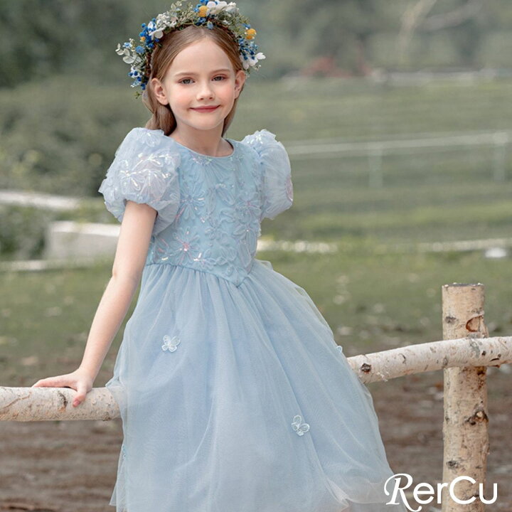 楽天市場 ハローウィン プリンセスドレス 子どもドレス ワンピース 子供 発表会 ピアノ 子供ドレス 結婚式 キッズドレス コンクール フォーマル ドレス フラワーガール ホワイト 刺繍 サックス 刺繍ドレス ネイビーパール チュチュスカート 発表会ドレス 子ども