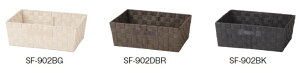 ���� ���[�� �J�S �o�X�P�b�g ���[ �֗� PP ���n�[�t F902 BG DBR BK 3�F���� w38 d26 h13cm