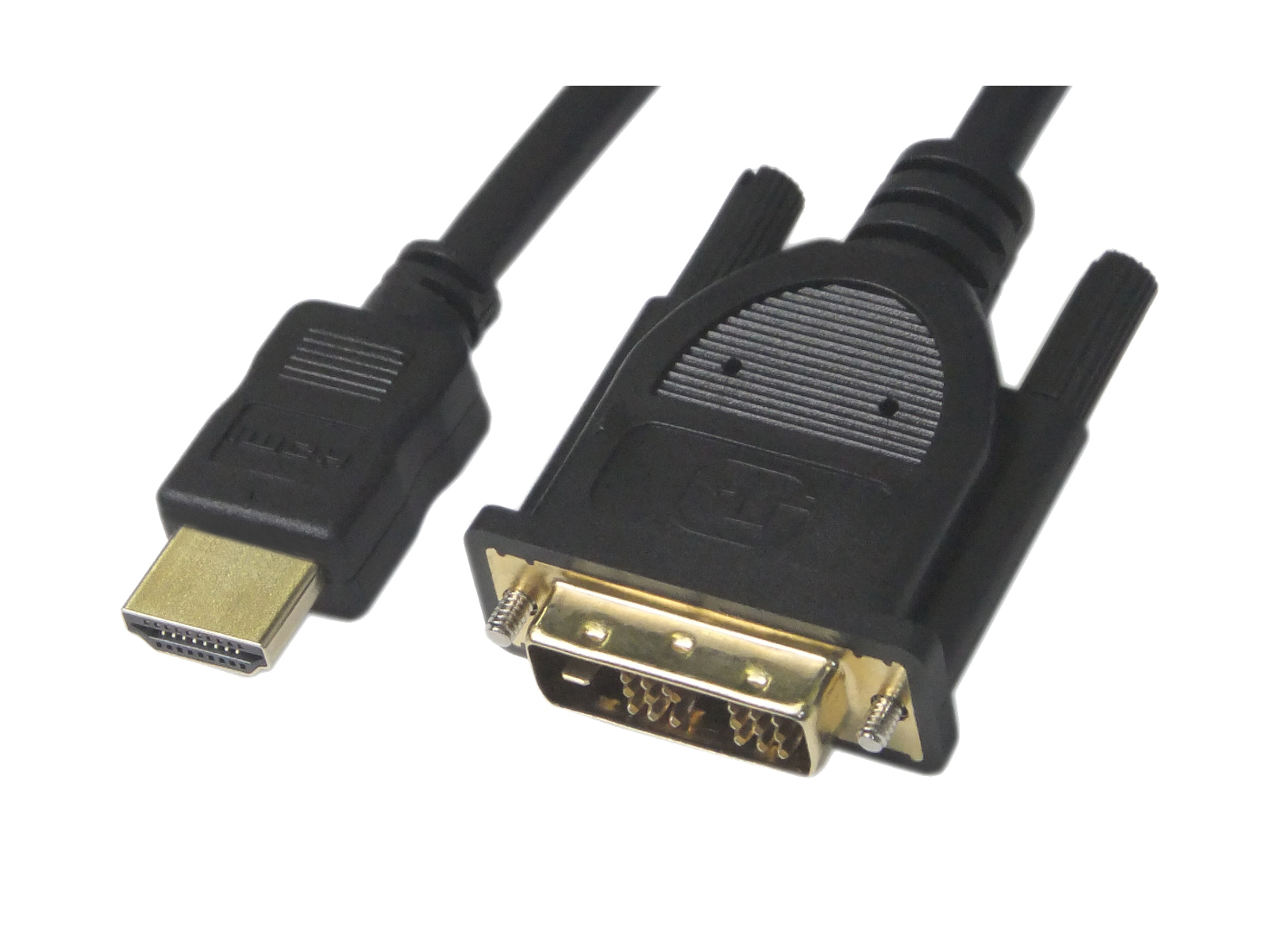 vodaview 超特価SALE開催 豊富な品 HDMI-DVI 変換ケーブル2.0m DVI⇔HDMI 送料無料 両方向対応 〔黒〕〔全結線仕様〕 メール便