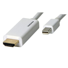 vodaview MiniDisplayPort to HDMI ケーブル 1.8m〔白〕【メール便 送料無料】