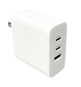 vodaview コンパクト 65W急速充電アダプタ【窒化ガリウム(GaN)採用〔USB-C×2 出力 USB-A×1 出力〕】【送料無料】