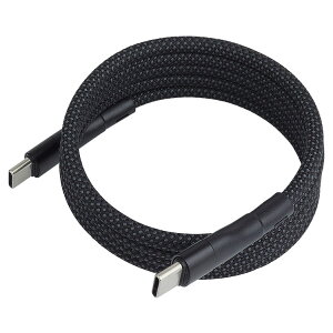 USB Type-C �P�[�u�� 1m �}�O�l�b�g ���C �P�[�u�� MAX 3A 60W PD�Ή� �f�[�^�]�� Type-C to Type-C USB C to C �}���[�d ���[ �����^�ѕ֗� PR-MAGCABLE-U3