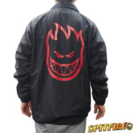 スケボー SPITFIRE WINDBREAKER BIGHEAD DOUBLE (BLACK )スピリットファイヤ　ウィンドブレーカー コーチジャケット スケボー