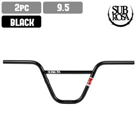 Subrosa サブロッサ ハンドルバー Ray bars 9.5 black 2pc スノーバイク カスタム パーツ ハンドル バー 交換 スノースクート SNOW SCOOT