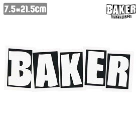 スケボー ステッカー BAKER DECK ベイカー LOGO STICKER (7.5cm×21.5cm) スケートボード SKATE あす楽 公式 正規店