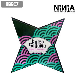 �X�P�{�[ �x�A�����O NINJA BEARINGS �j���W�� �x�A�����O Signature ����C�l Kaito Sagawa BADDEST TOUGHNESS BEARING �X�P�[�g�{�[�h BEARING SKATE �����y ���� ���K�X